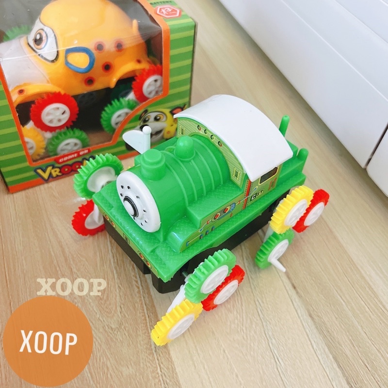 Đồ chơi ! Xe tự lật ngửa hình thú nhiều mẫu đóng hộp cho bé
