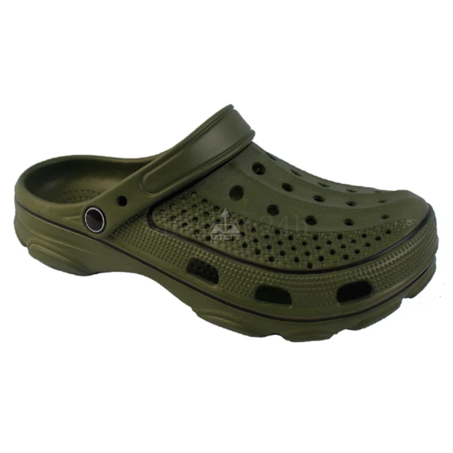 Dép crocs nam siêu nhẹ đi mưa - Giày sục nhựa lỗ bít mũi đi biển siêu bền siêu êm - TL022