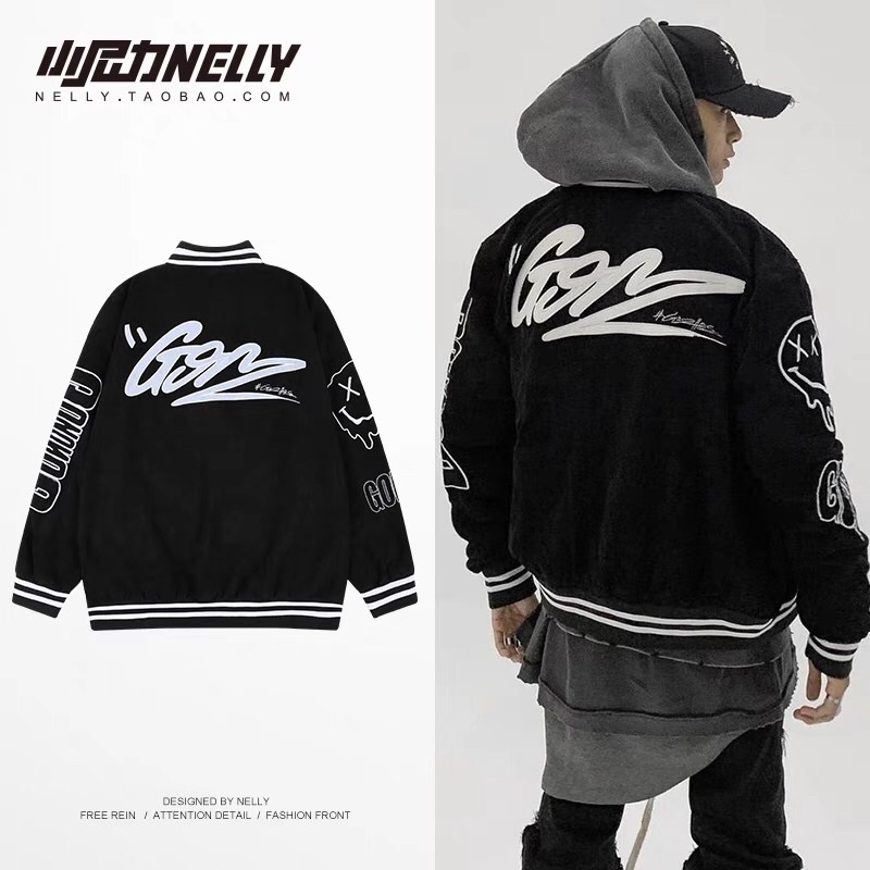 Áo khoác da ( nelly ) bomber Unisex form rộng hot nhất năm