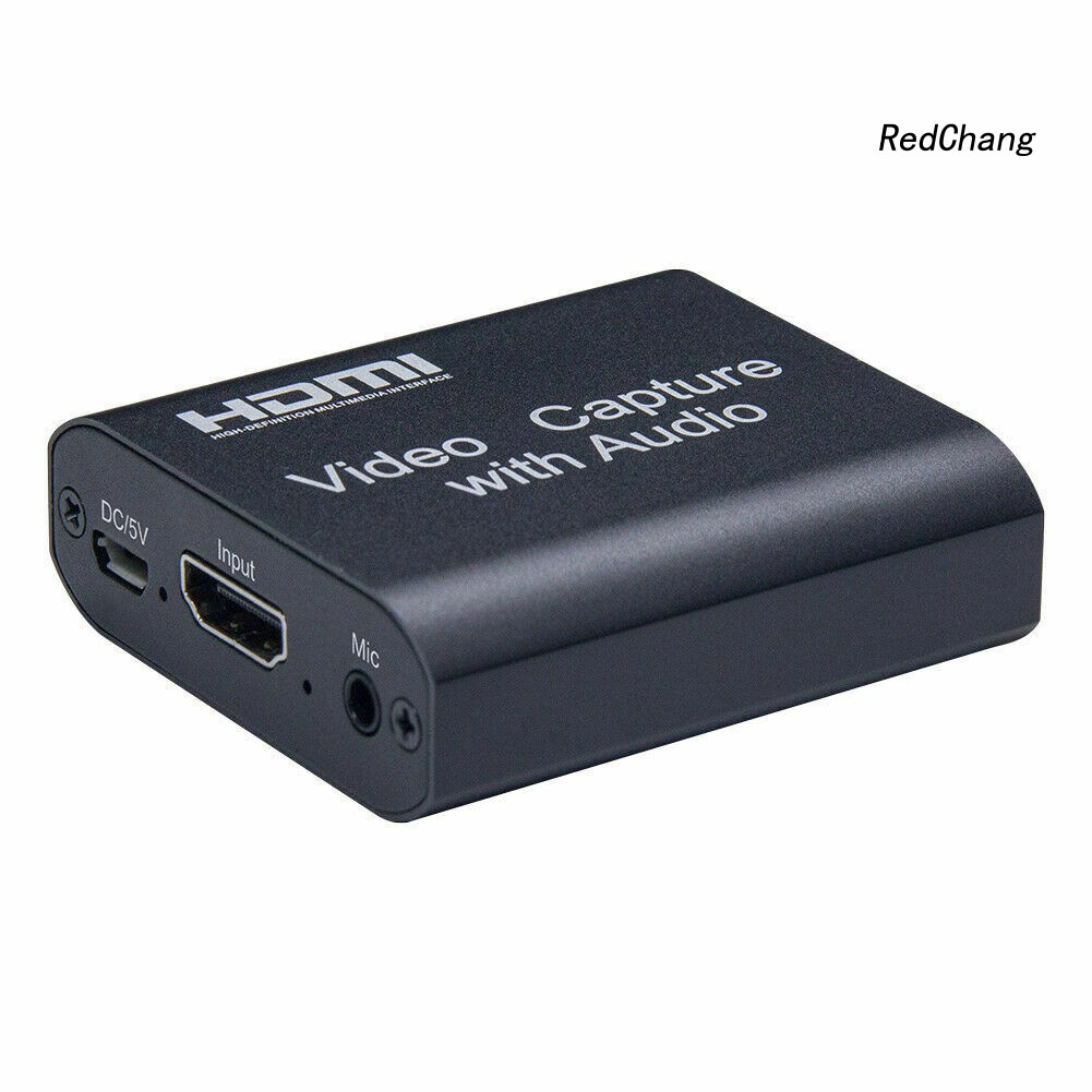 -SPQ- 1080P 30Hz HDMI Video Capture Audio Card Game Home Office Recorder with Loop