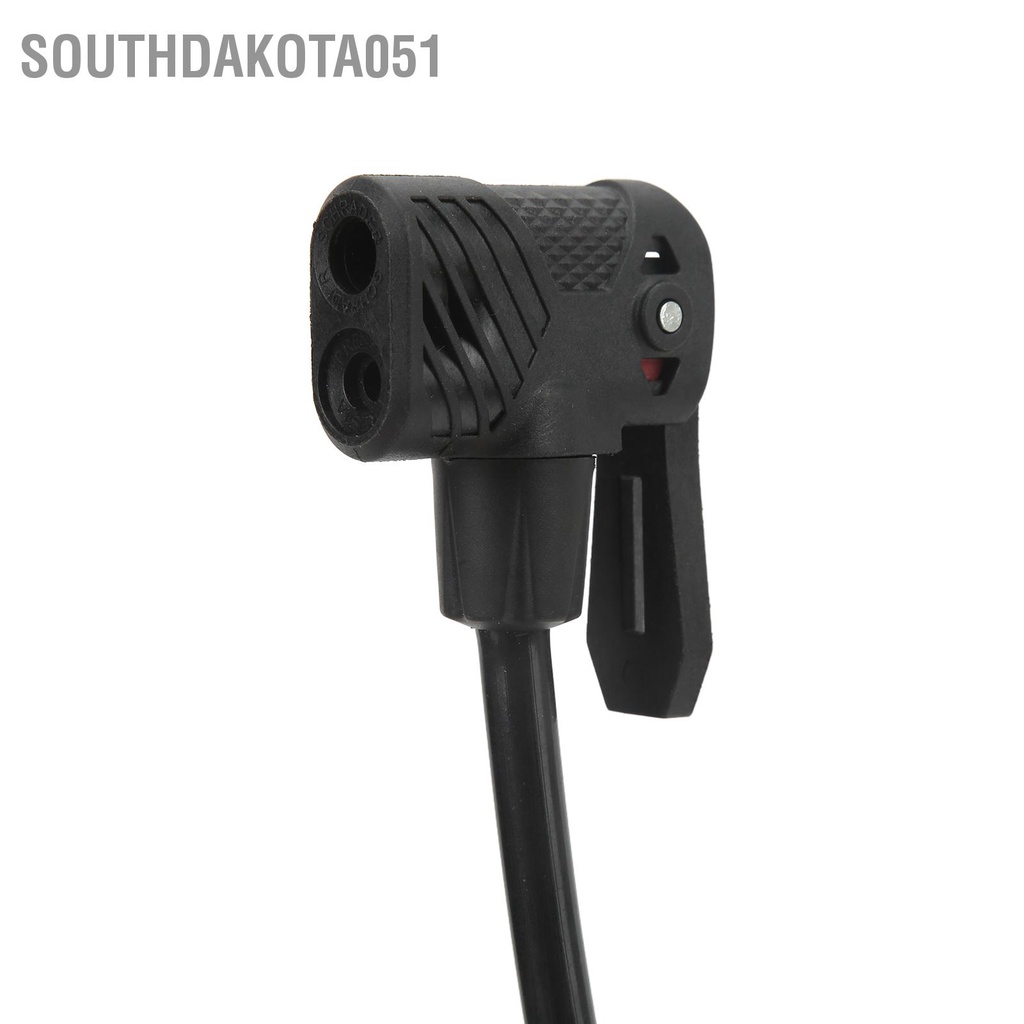 [Hàng HOT] Bơm xe đạp xe máy Di Động dùng tay Kèm Đồng hồ đo áp suất Tiện Dụng【Southdakota051】