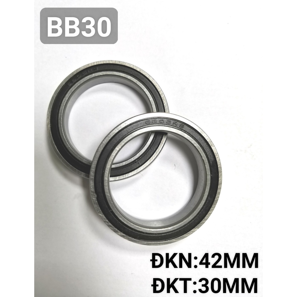 Trục Giữa Dòng Ép vòng ngoài 42mm, BB30,BB3024LS,BB30LS Ceramic hiệu KACTUS Cho Xe Đạp