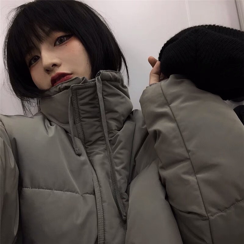 Áo phao béo nam nữ gấu bo chun