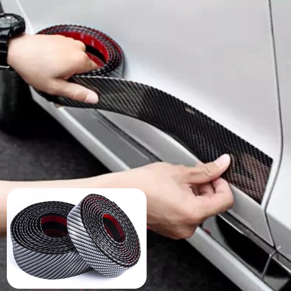 Sticker bằng cao su sợi carbon chuyên dụng cho bảo vệ thân xe