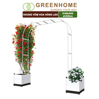 Mua Khung vòm hoa hồng leo  Nhật Bản  Daim  D180xR30xC225cm  dễ lắp ráp  độ bền 5 năm |Greenhome