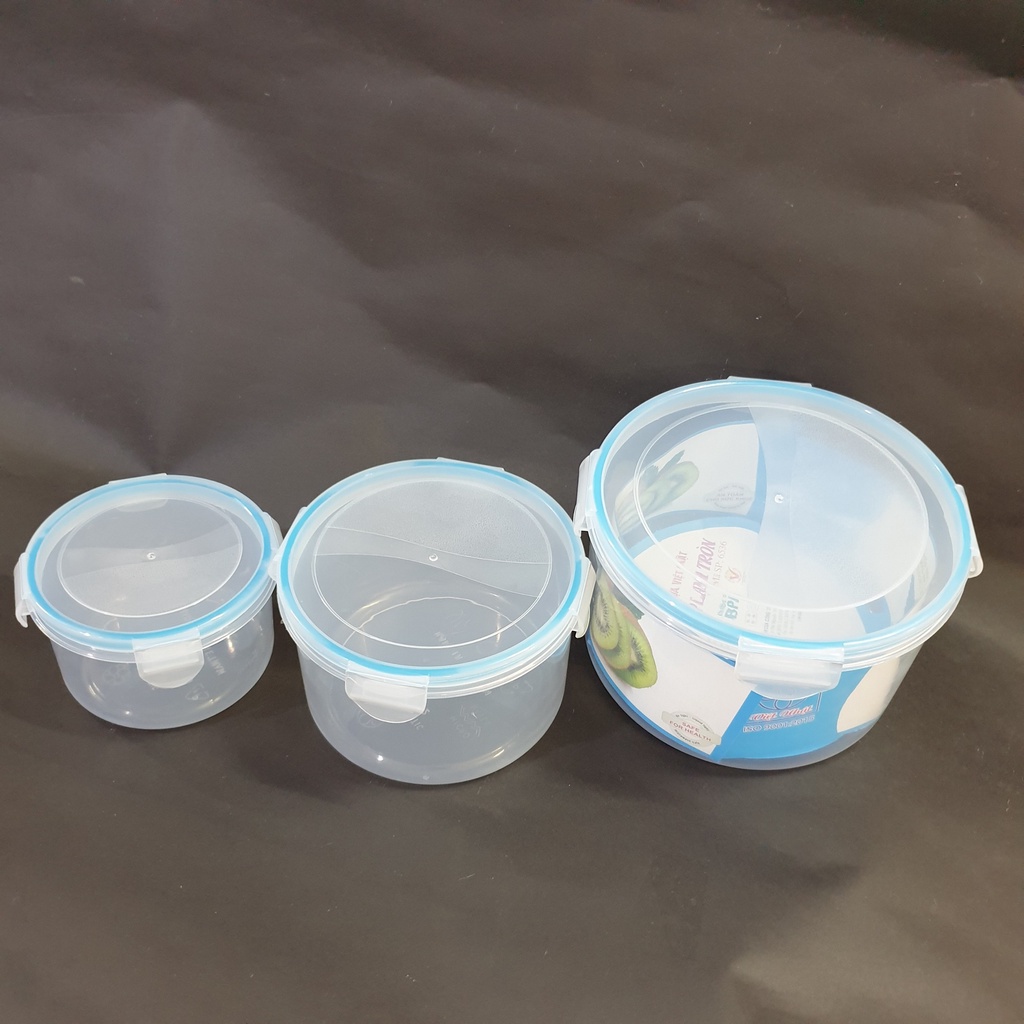 Hộp đựng thực phẩm đồ ăn để tủ lạnh, hộp đựng thức ăn hình chữ nhật, chất liệu nhựa cao cấp chuẩn Việt Nhật