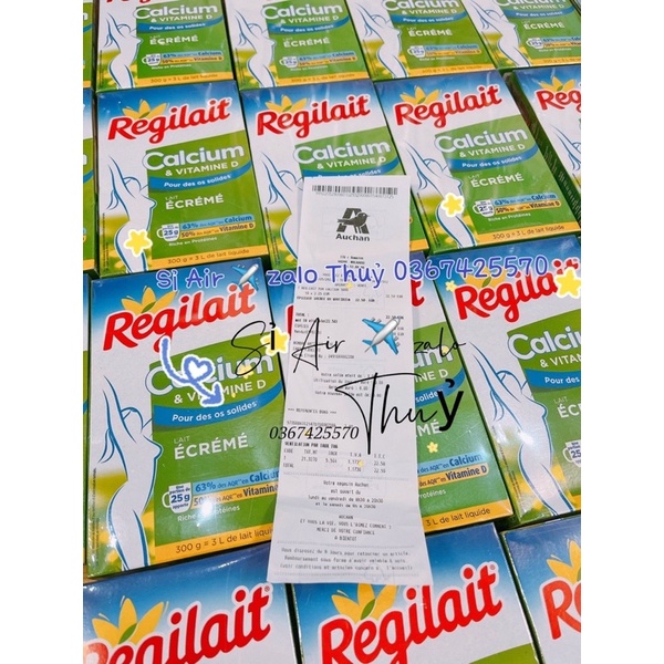 (Date 3/2024 đủ bill) Sữa bột Canxi Regilait Calcium &amp; Vitamin D hộp 300g
