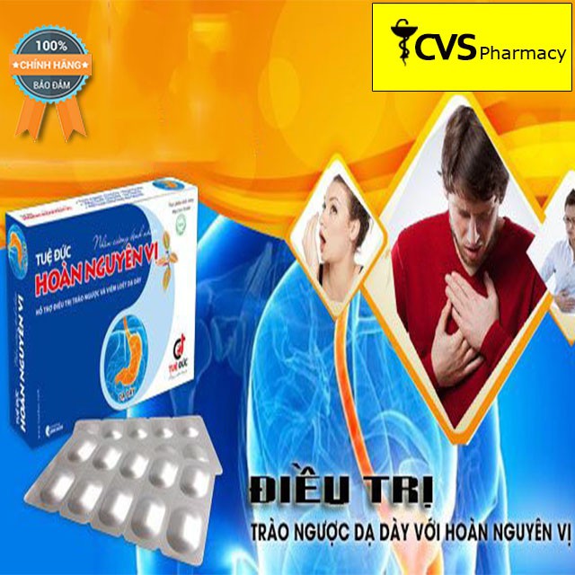 Tuệ Đức Hoàn Nguyên Vị - Hỗ Trợ Giảm Trào Ngược Dạ Dày Tá Tràng,Viêm Loét Dạ Dày Tá Tràng, Hộp 20 Viên Và Hộp 80 Viên
