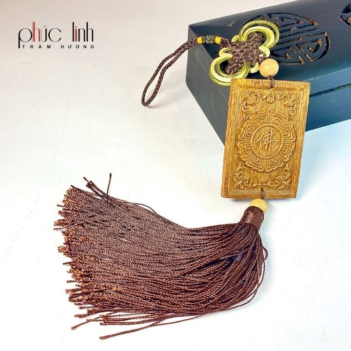 Móc Treo Xe Ô Tô Tượng Phật Trầm Hương PHÚC LINH