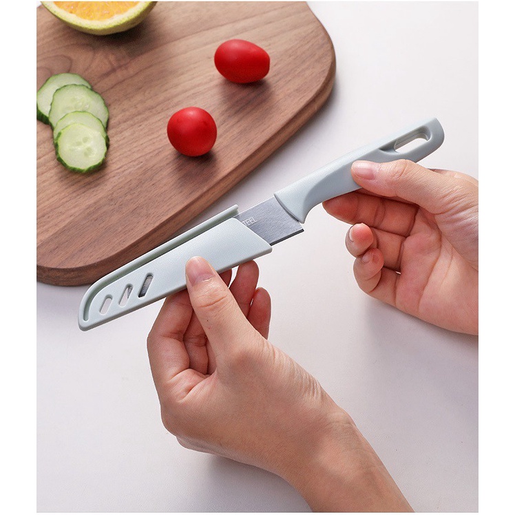 Dao Gọt Hoa Quả, Trái Cây Có Nắp Đậy An Toàn 88197 SHOP HOÀNG XUÂN