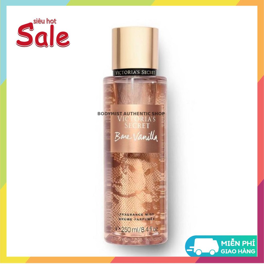 Xịt Thơm Body Victoria’s Secret Bare Vanilla  _ [𝑩𝒐𝒅𝒚𝒎𝒊𝒔𝒕 𝑨𝒖𝒕𝒉𝒆𝒏𝒕𝒊𝒄] | Thế Giới Skin Care