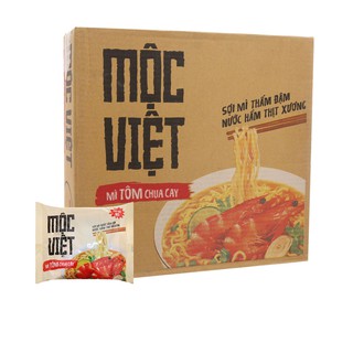 Mì Mộc Việt Tôm Chua Cay 75g thùng 30 gói