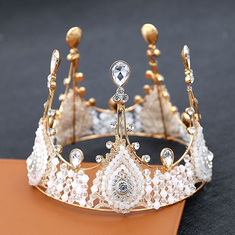 Vương miện đại tròn trang trí bánh kem