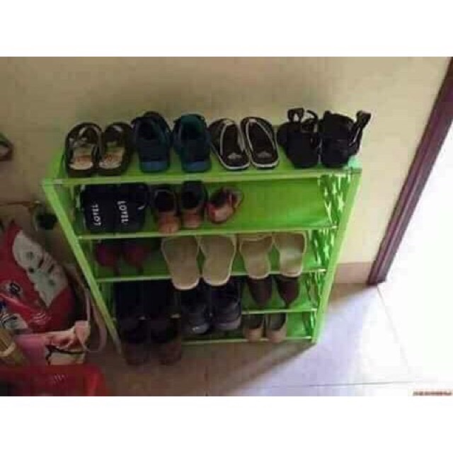 Giá để giày hình sao. Tháo lắp tiện dụng tạo không gian thoáng đãng cho ngôi nhà.