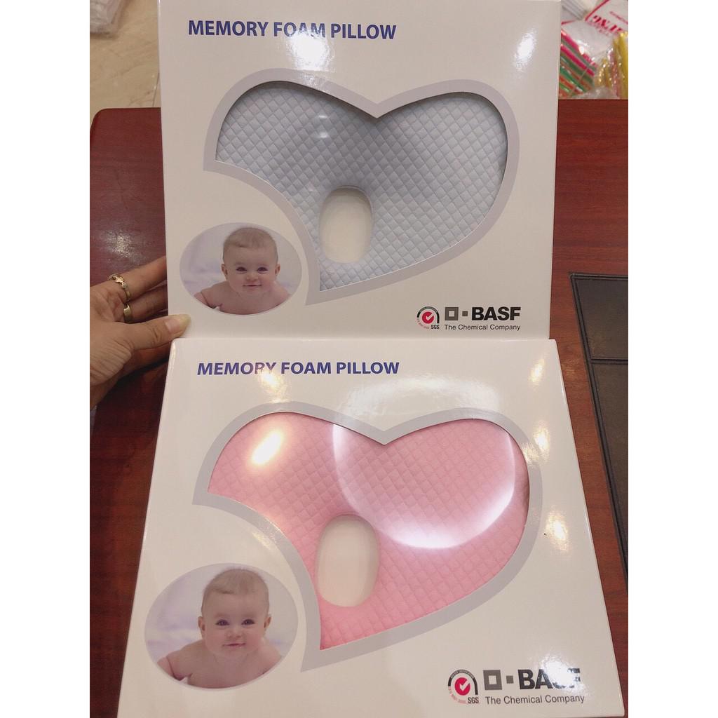Gối cao su non cao cấp chống bẹp đầu ✔ chống móp méo đầu ✔ chống vẹo cột sống cho bé