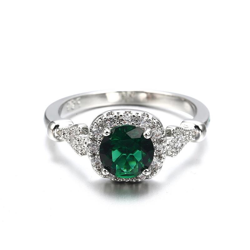 Nhẫn Nữ Mạ Vàng Đính Đá Pha Lê Phong Cách Vintage