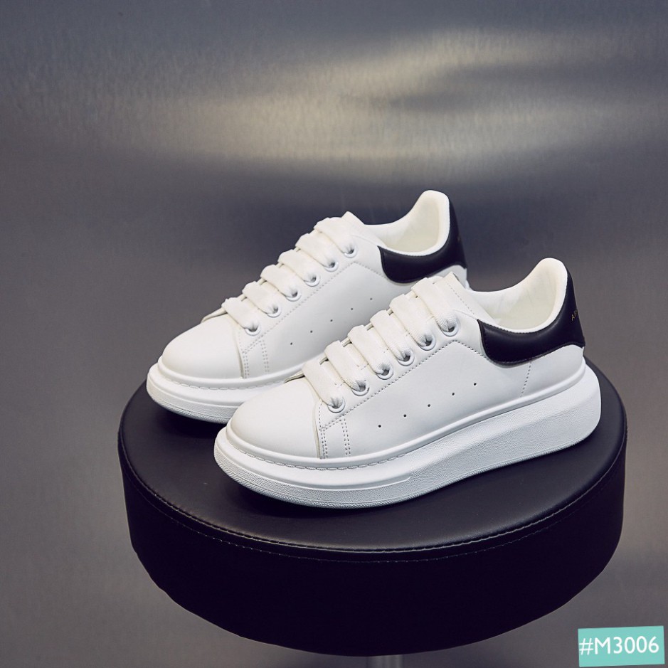 ( Hàng Đẹp ) Giày Thể Thao Sneaker Domba Cặp Đôi Nam Nữ Độn Đế MINSU M3006 Giày Bata Hàn Quốc Đế Độn Tăng Chiều Cao 5cm 