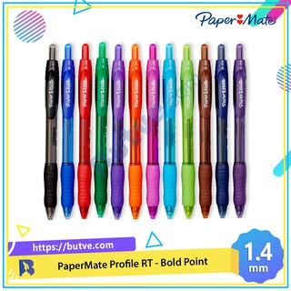 Bút bi đầu bấm cao cấp Paper Mate Profile RT - Nhiều màu sắc