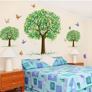 Decal dán tường vườn táo