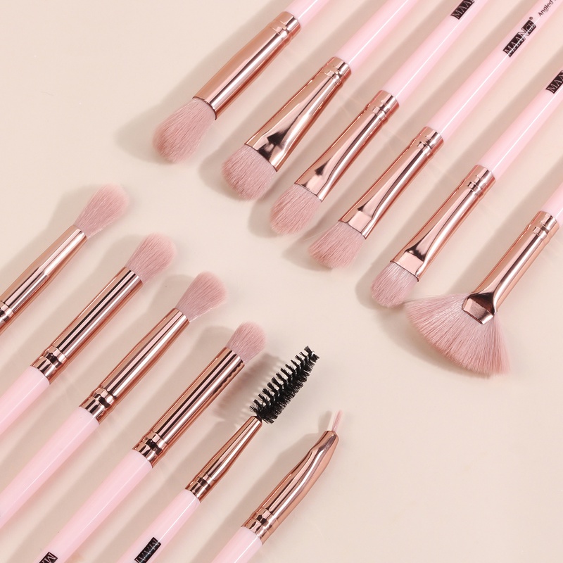 Set 12 Cọ Trang Điểm Hoàn Chỉnh Lông Mềm Mại Tiện Dụng