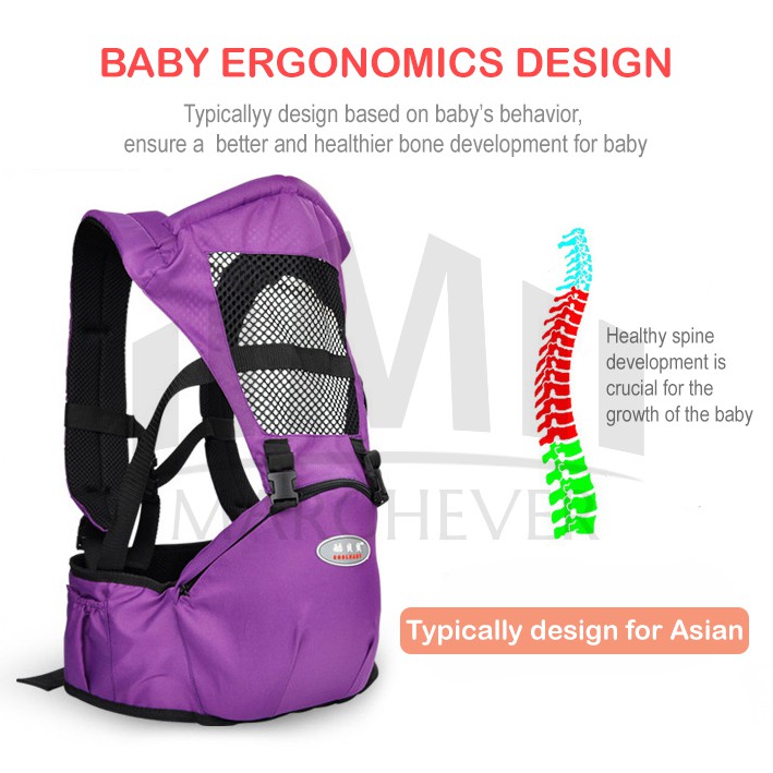 Địu Ngồi Em Bé 4 Tư Thế (Chống Gù) CoolBaby