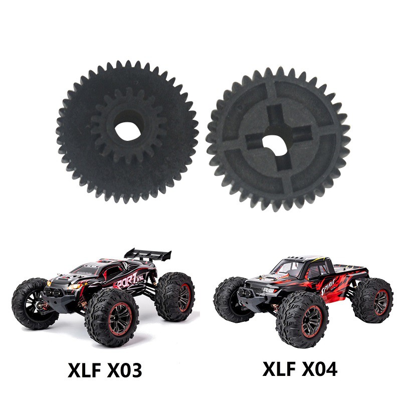 RC RC Bộ 2 Bánh Răng Truyền Động Cho Xe Hơi Điều Khiển Từ Xa Xlf X03 X04 X-03 X-04 1 / 10