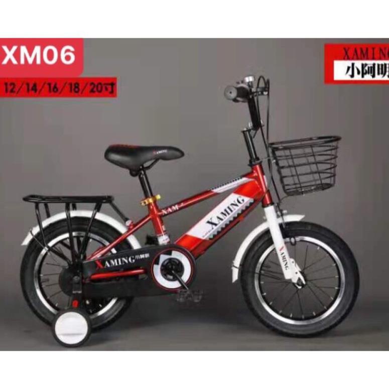 Xe Đạp Trẻ Em Xaming Nam 2 Khung Size 12 , 14 , 16 , 18 in Đủ Màu Mẫu Mới Nhất 2021 ( Hàng Nguyên Hộp Chưa lắp )