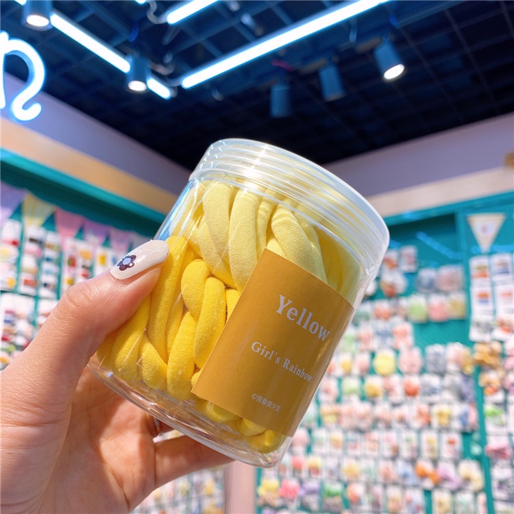 Set 50 Dây Cột Tóc Nhiều Màu Sắc Cho Nữ