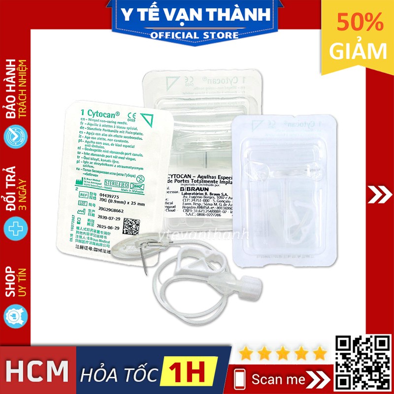 ✅ Kim Buồng Tiêm (Kim Dùng Với Buồng Tiêm Dưới Da): Cytocan -VT0400 | Y Tế Vạn Thành