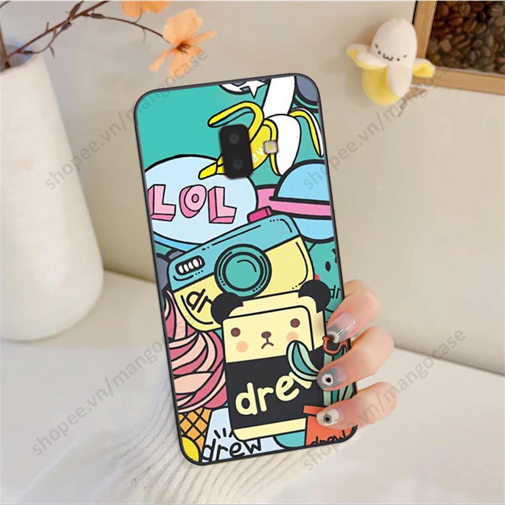 Ốp lưng điện thoại Samsung J6 2018 / J6 Plus / J6+ drew, kaws, bape cao cấp, vỏ ốp rẻ đẹp