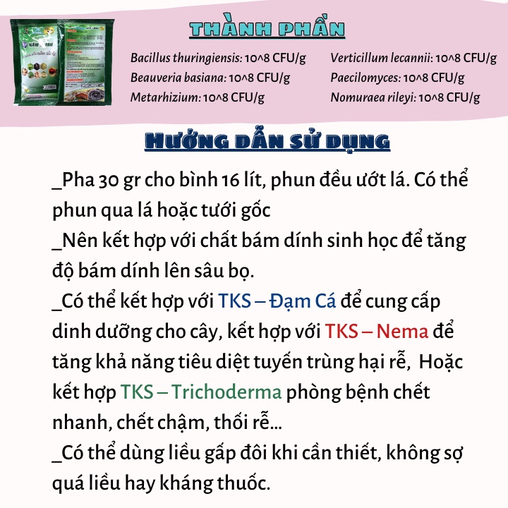 BTMET-NẤM 3 MÀU: Phân Bón Lá Diệt Trừ Sâu, Rầy, Côn Trùng Hại Cây Trồng