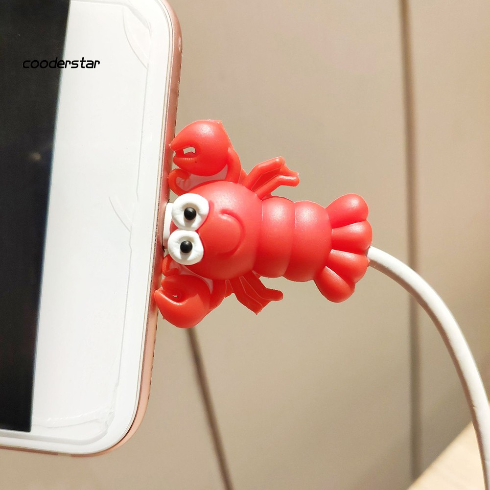 Dụng cụ bảo vệ đầu dây cáp sạc hình động vật đáng yêu