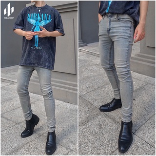 {Freeship +Voucher 20k}] QUẦN JEANS DÀI NAM DIRTY WASH RÊU SLIMFIT TRƠN  SIÊU XỊN ĐẸP (ảnh thật 100% tự chụp)