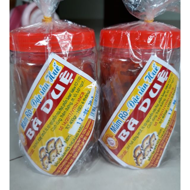 Mắm Rò Bà Duệ Đặc sản Huế combo 2 hủ