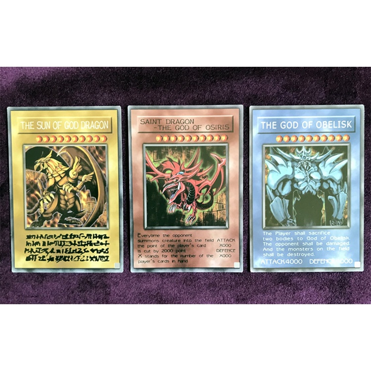 Konami Yu-Gi-Oh! Bộ Bài Trò Chơi Legendary Decks II Ultra Rare Yugi 'S God LDK2-ENS01 LDK2-ENS02 & LDK2-ENS03