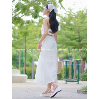 Đầm Cổ Yếm Hở Lưng Khoét Eo [ Trong Veo ]