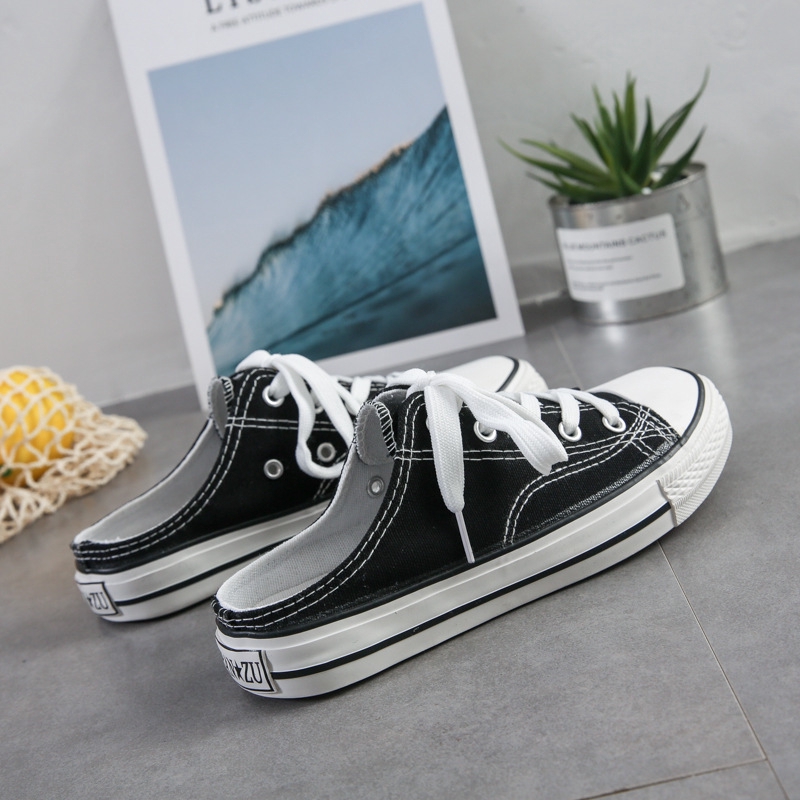 Giày canvas nữ mùa hè phong cách Hàn Quốc