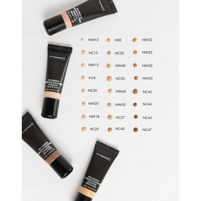 Auth - NC15 Kem nền chống nước MAC Pro Longwear Nourishing Waterproof Foundation 25ml