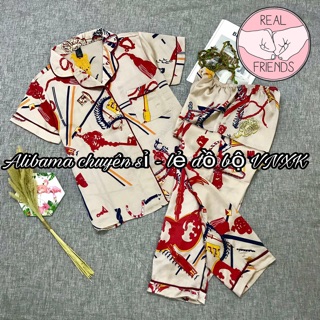 Set satin cao cấp đủ size . Đồ bộ pijama