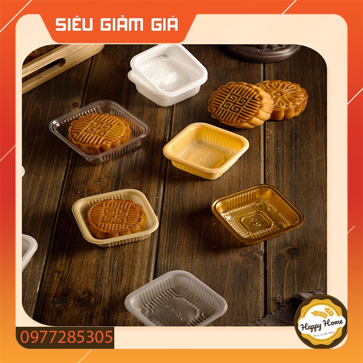Khay đựng bánh trung thu đa dạng nhiều màu nhiều size 50g, 60-80g ,100g sét 50 chiếc