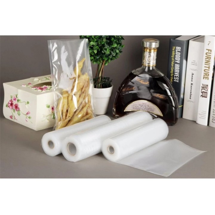 Bộ 02 cuộn túi bóng hút chân không ( 28x500cm ) (túi nhám cao cấp)