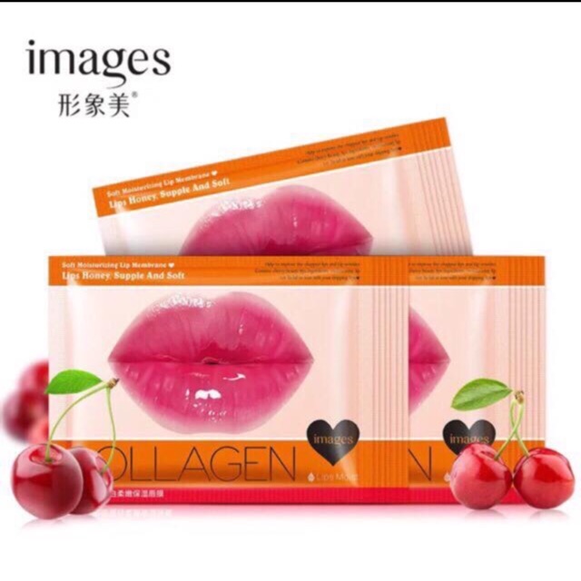 Lẻ 1 miếng mask môi Collagen images