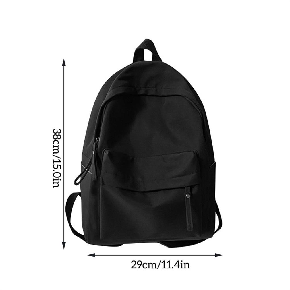 Ba Lô Vải Nylon Màu Sắc Đơn Giản Sức Chứa Lớn Tiện Dụng Cho Nữ