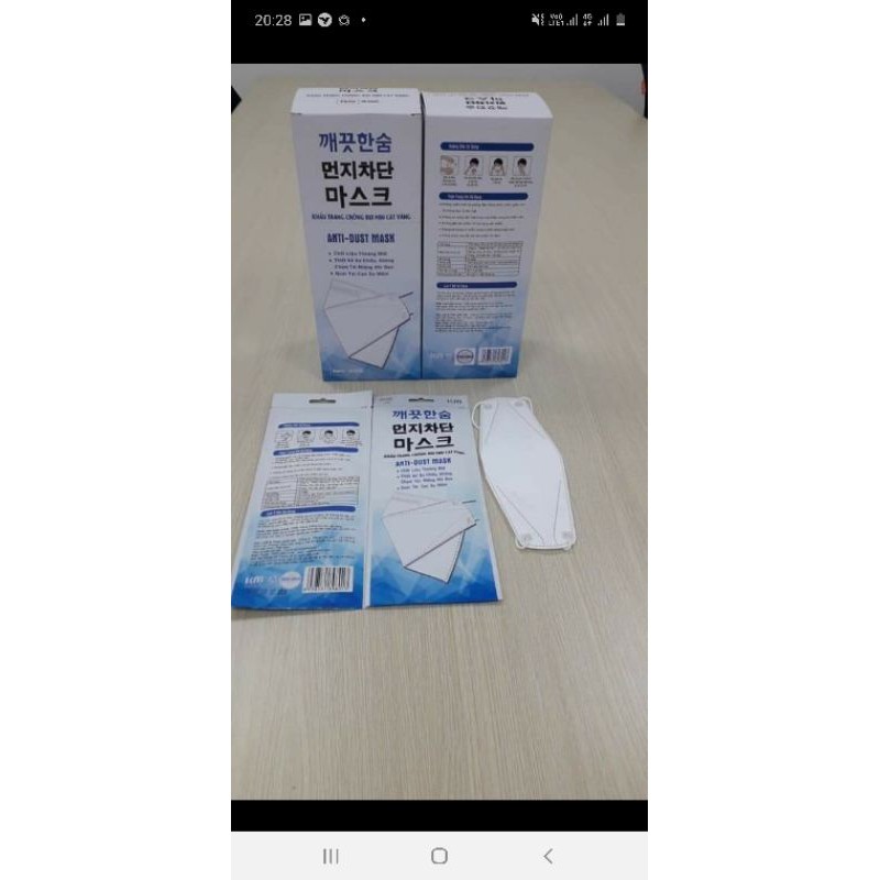 khẩu trang kf94 công nghệ hàn quốc