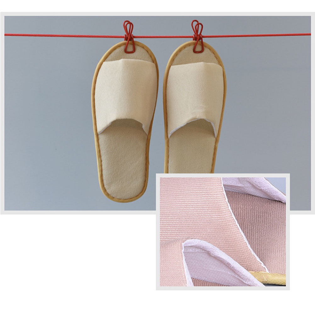 1 Đôi Dép Đi Trong Nhà / Khách Sạn / Spa Mềm Mại Dày Dặn Màu Trơn Chống Trượt Dùng Ở Nhà / Khách Sạn