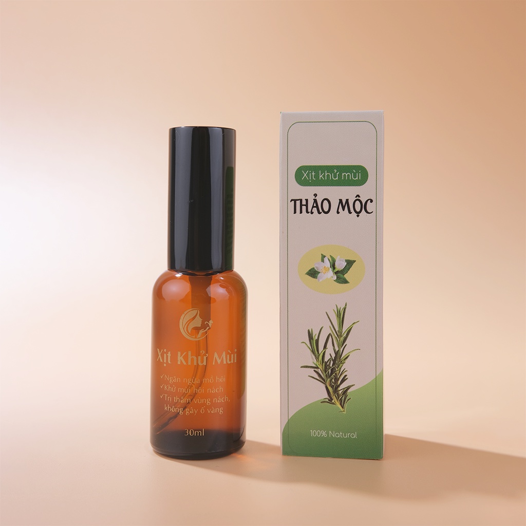 Xịt khử mùi hôi nách thảo mộc thiên nhiên ngăn mùi hôi nách mồ hôi nách giảm thâm nách Thuần Diệp