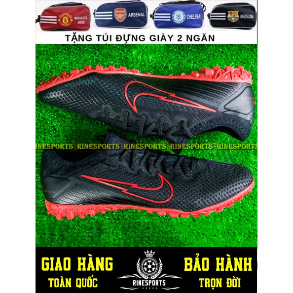 (HÀNG THAILAND) GIÀY BÓNG ĐÁ SÂN CỎ NHÂN TẠO 𝗡𝗶𝗸𝗲  Mercurial Vapor 13 đen đỏ TF.CAM KẾT Y HÌNH-CAM KẾT HÀNG