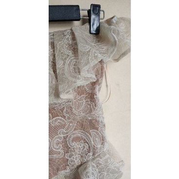 Đầm Tiệc Ren Dzung Beiz sz S