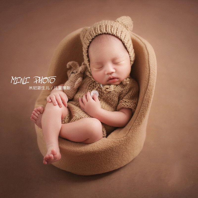 Chủ đề mèo Bộ Trang Phục Đan Len Dùng Chụp Ảnh Đầy Tháng Cho Bé Sơ Sinh