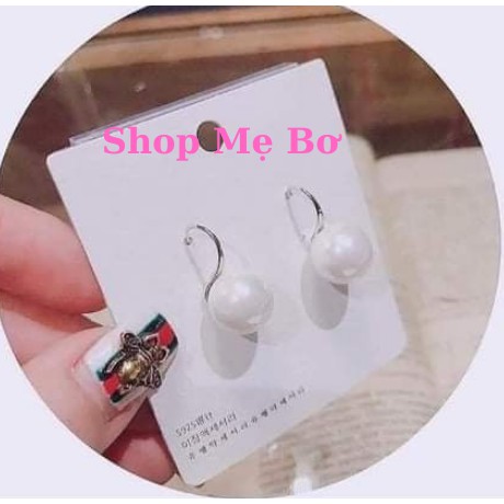 Khuyên Tai Titan Đính Kim Lấp Lánh Cá Tính Nhiều Kiểu Thép Y Tế Siêu Bền Không Dị Ứng Không Gỉ